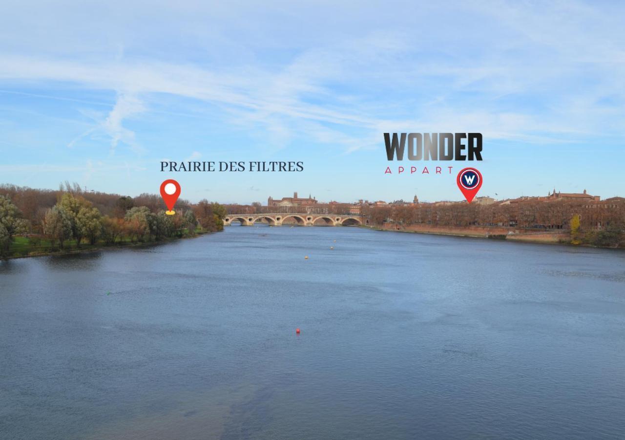 403 - Wonder Appart' - Vue Sur Garonne - Toulouse Eksteriør bilde